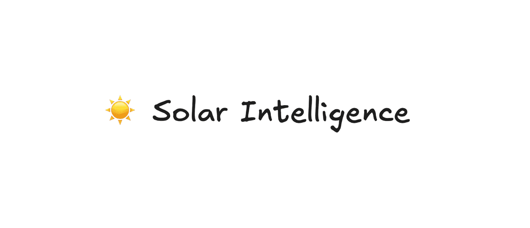 Solar Intelligence